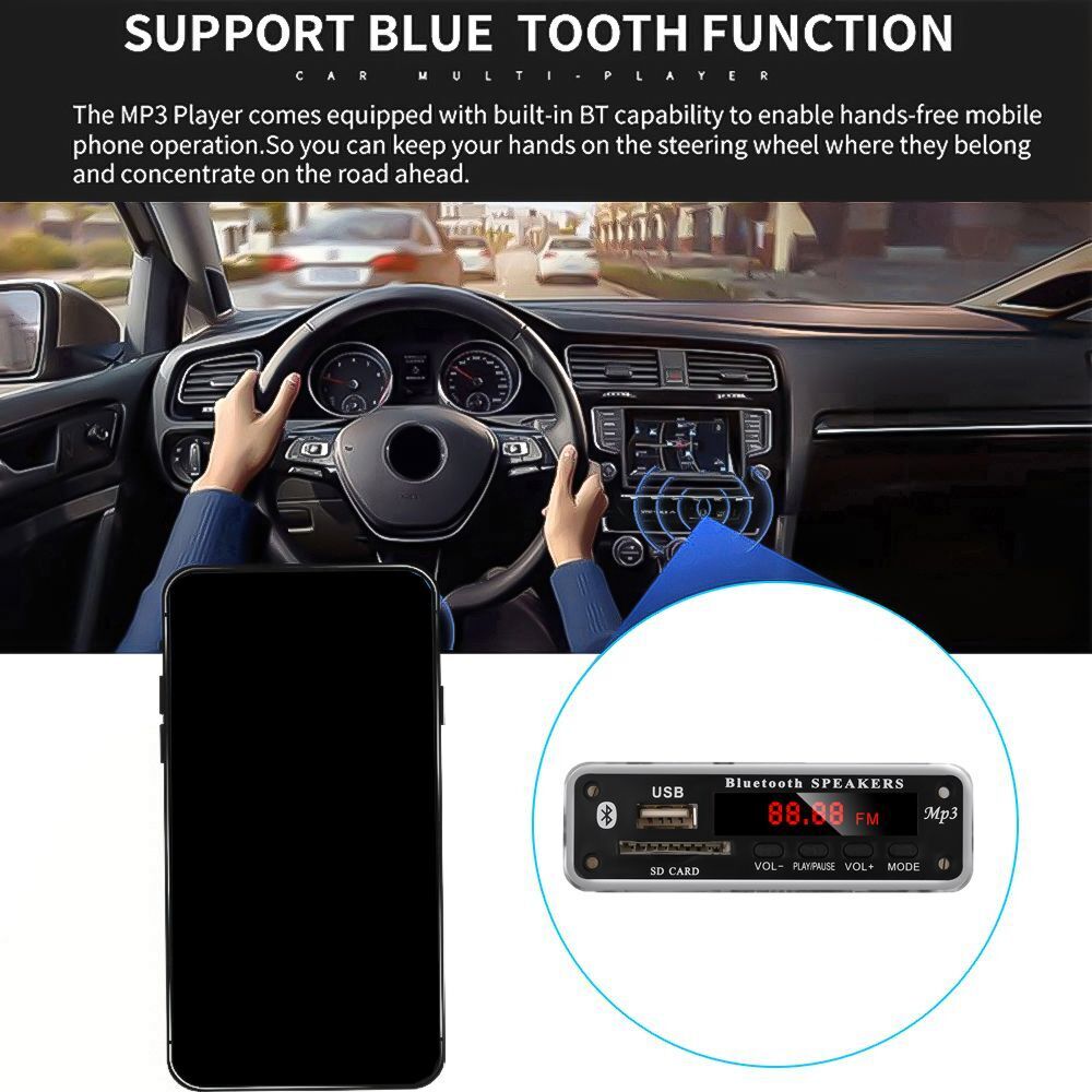 Stereo Built-in dashboard Car MP3 Player Radio Module Car Radio Decoder Board