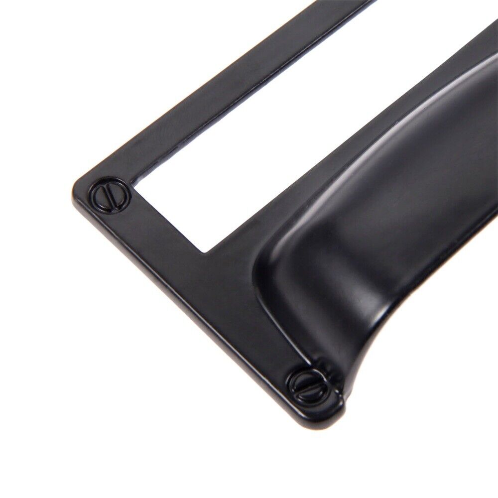 Black Zinc Alloy Drawer Cabinet Shell Label Card Holder Pull Handle Door Knob