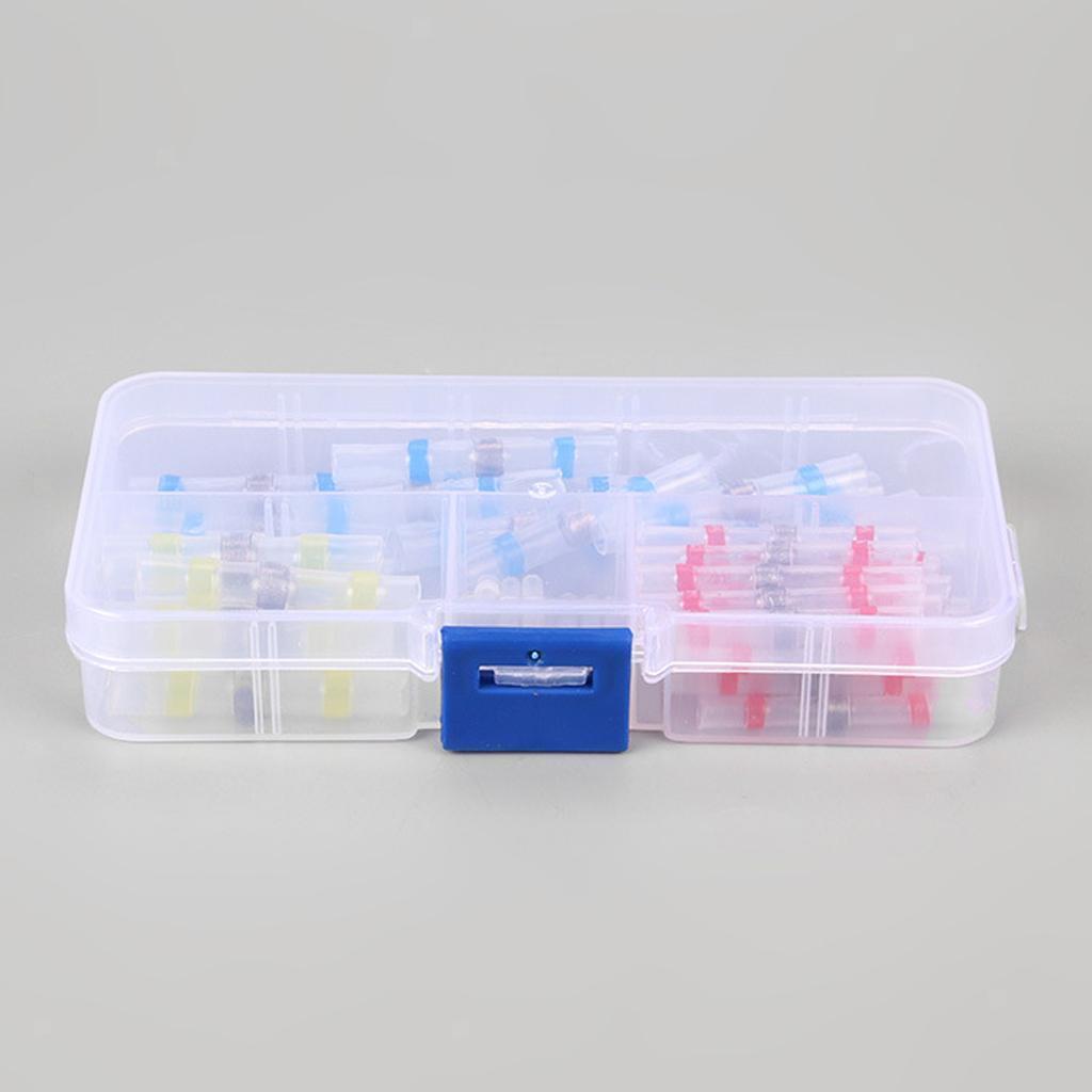 MagiDeal 50Packs Heat Shrink Tube  Terminal Connector to