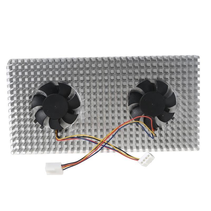 Dual Fans Graphics Card Backplane Radiator Aodized CNC Heatsink for RTX3060 3080