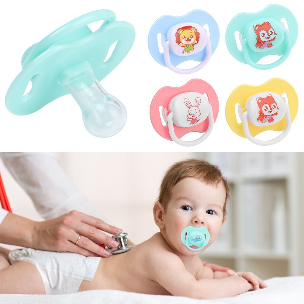 Dustproof Lid Infant Silicone Nipple Baby Pacifier Soother Infant Teether