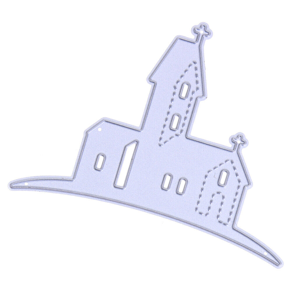DIY Castle Embossing Cutting Dies Stencils Scrapbook Craft Album Card Gifts