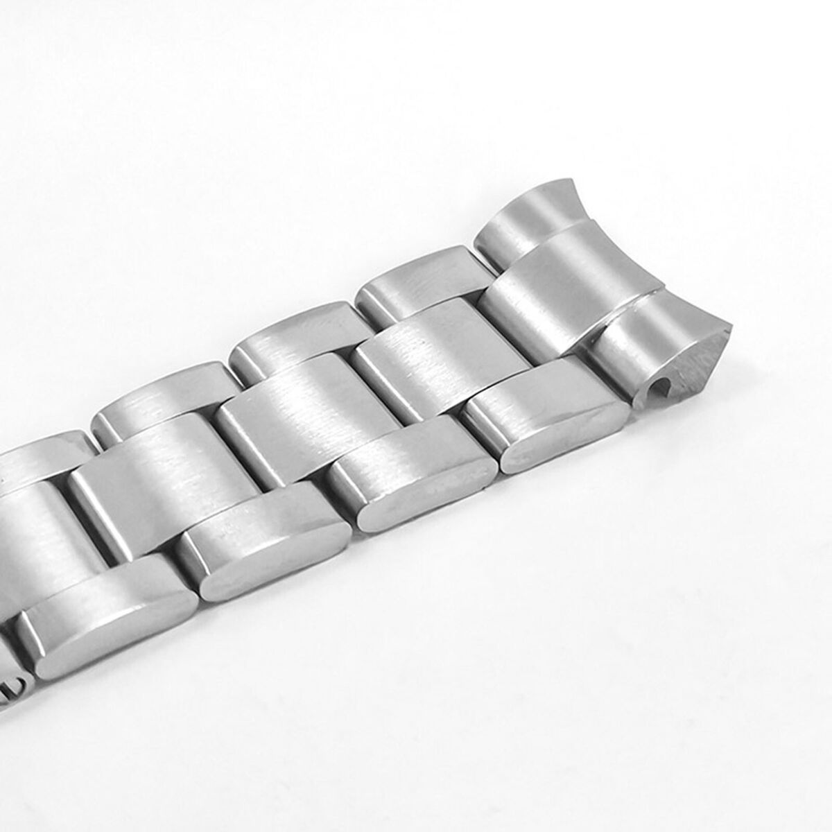 For 40mm SUB Watch Case 20mm Full Sand Strap Stainless Steel Watch Band Strap