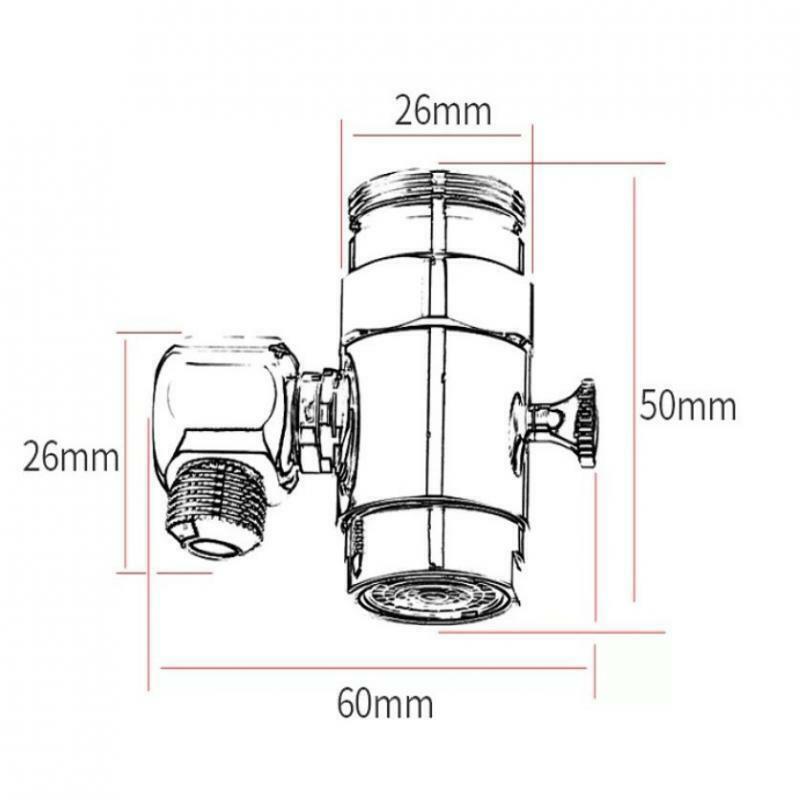 Stainless Steel Splash Filter Faucet Adjustable Nozzle for Wash Basin Tap