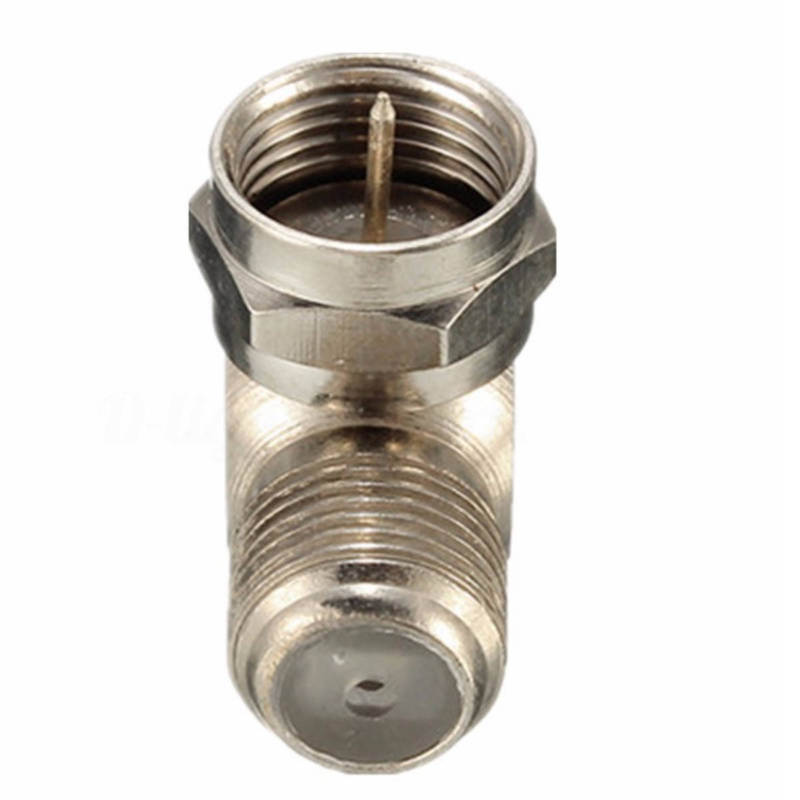 Male to Female Right Angle TV Antenna Cable Connector F-Type Adapter 90 degree