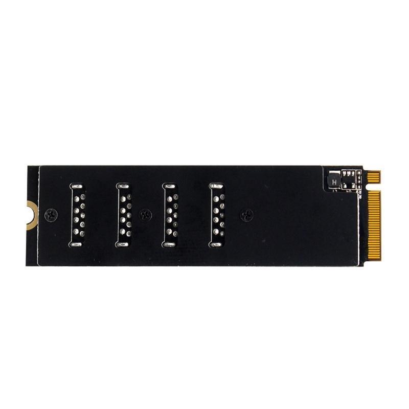 M.2 M Key SSD to PCIE 3.0 X1 Adapter M Key Card Support 2230 -2280 SSD Bracket