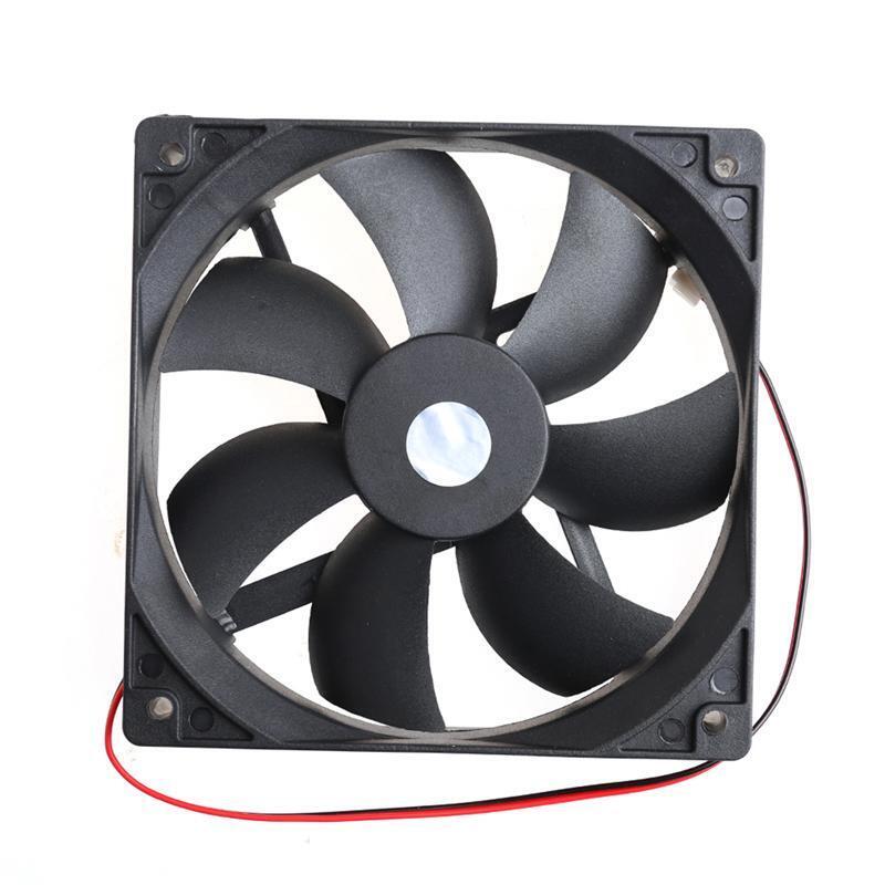 12V DC Brushless High Speed Cooling Fan 12x12x2.5cm 2Pin 2wire Connector Cooler