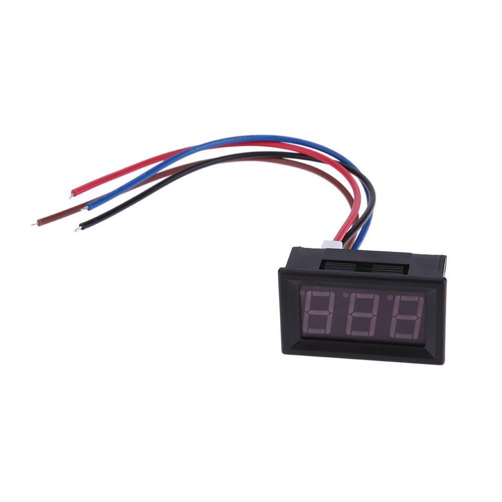 Mini 0.56in LED Digital Display DC 0-10A Ammeter Amp Panel Meter (Red)
