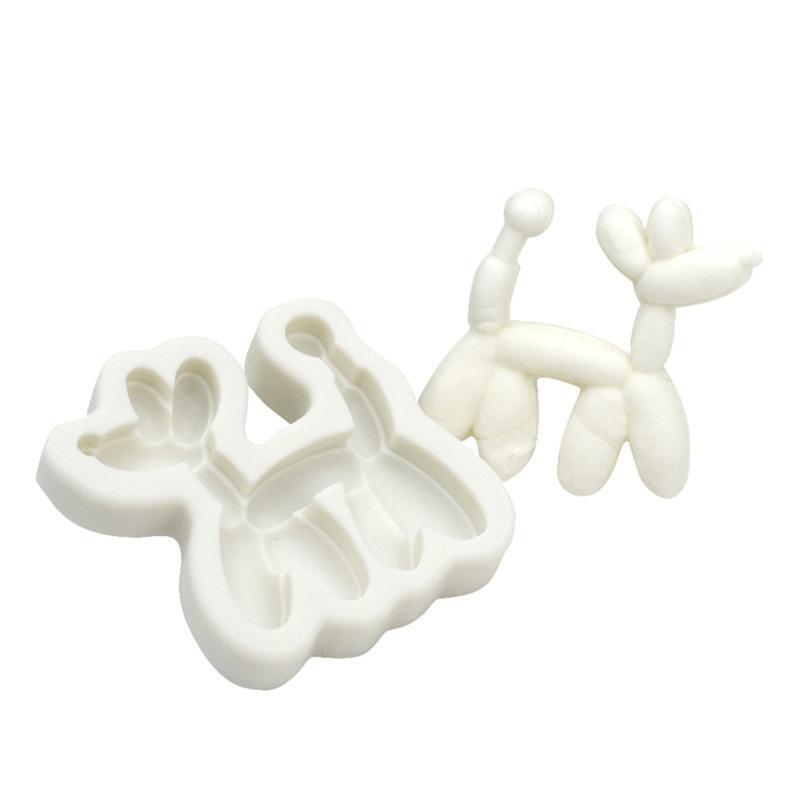 Balloon Dog Shaped Chocolate Moulds Household Baking Tool Cake Decorating Gadget