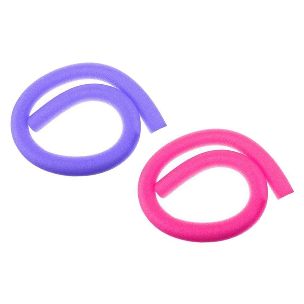 Set of 2 Flexible Noodles Hollow Foam Water Float Swim Training Aids 59''