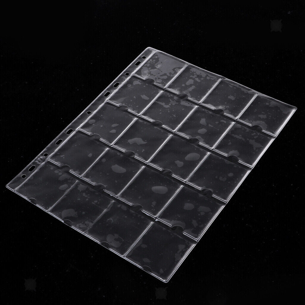 10 Sheet  Holder  Collection Album Sleeve  Sheet 200 Pockets