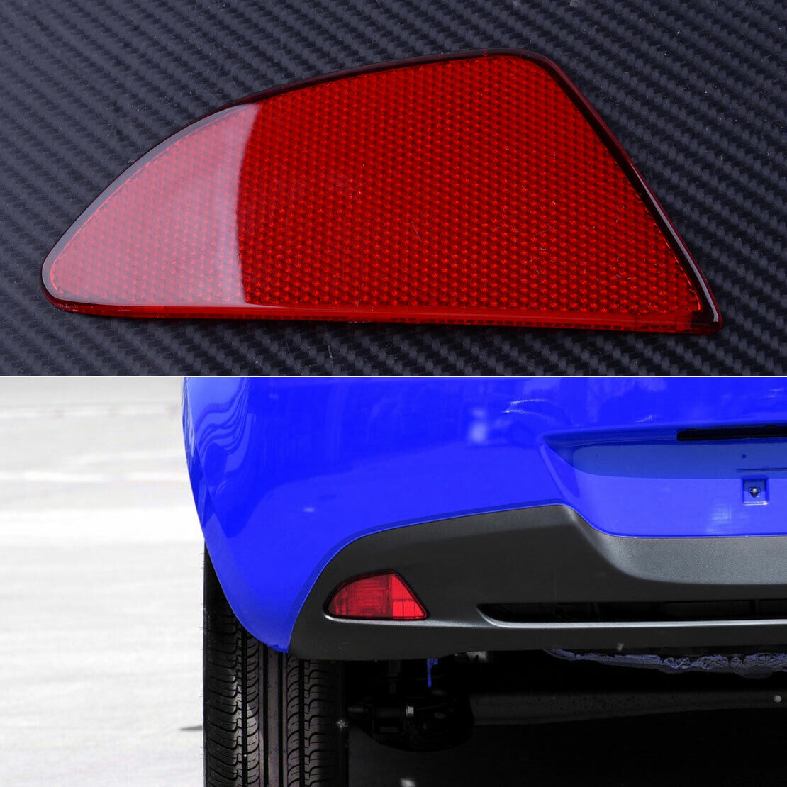 Rear Left Fog Light Reflector Fit For Mazda 2 Demio 5 Door Hatchback 2015-2018