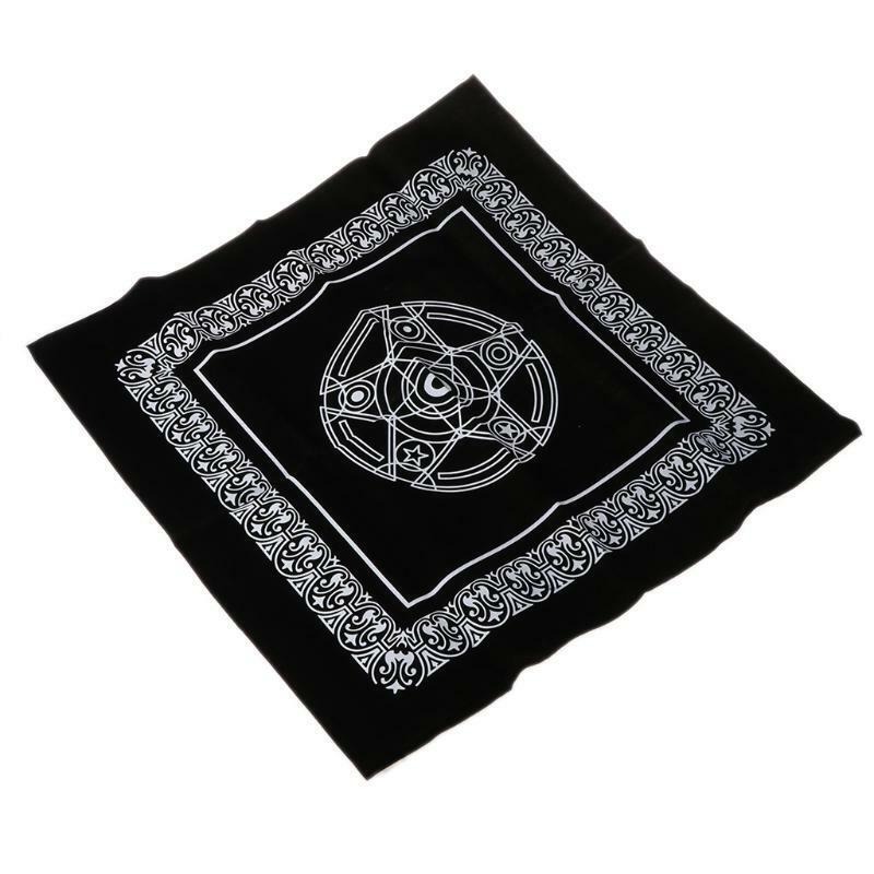 49x49cm Pentacle Tarot Tablecloth Astrology Divination Playing Cards Board Game