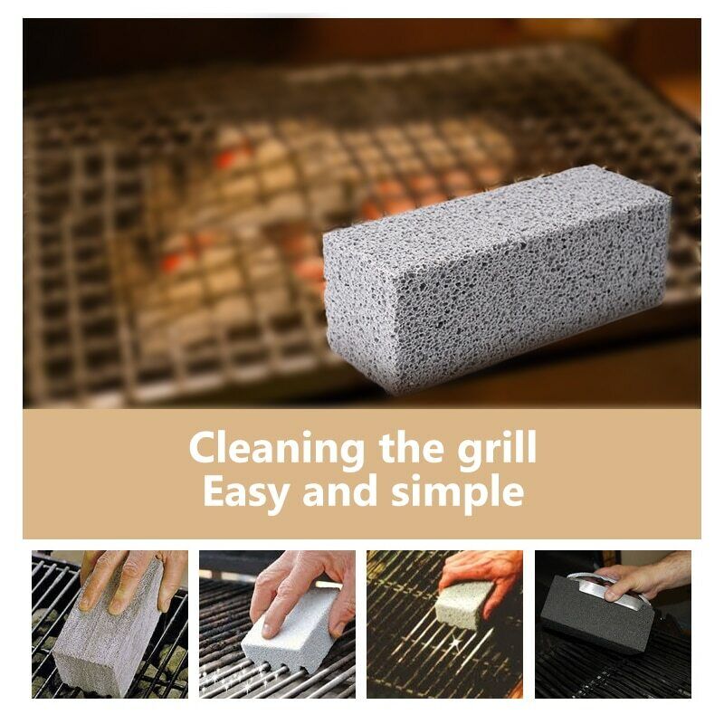 Grill Brick Griddle/Grill Cleaner BBQ Barbecue Scraper Griddle Cleaning Stone