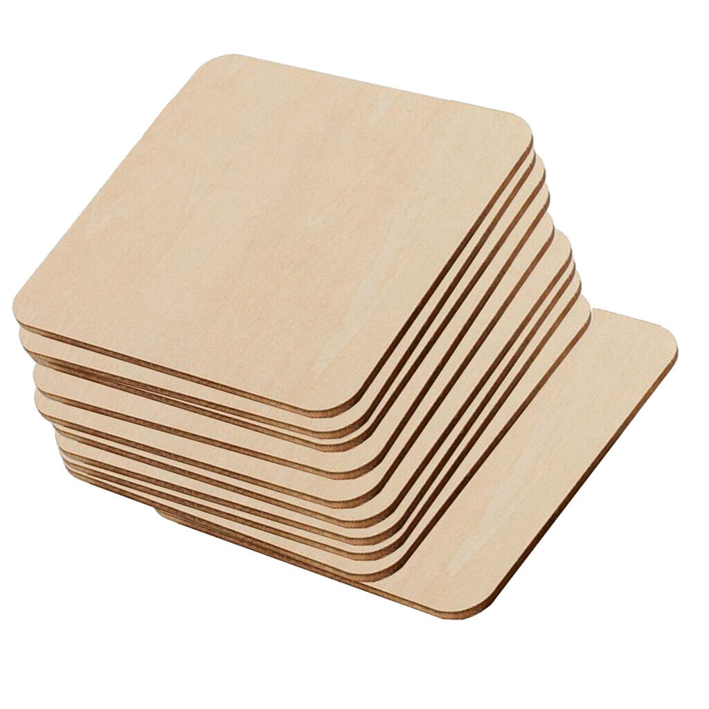 30pcs Unfinished  Cutouts en Blank Cards Pieces to Paint