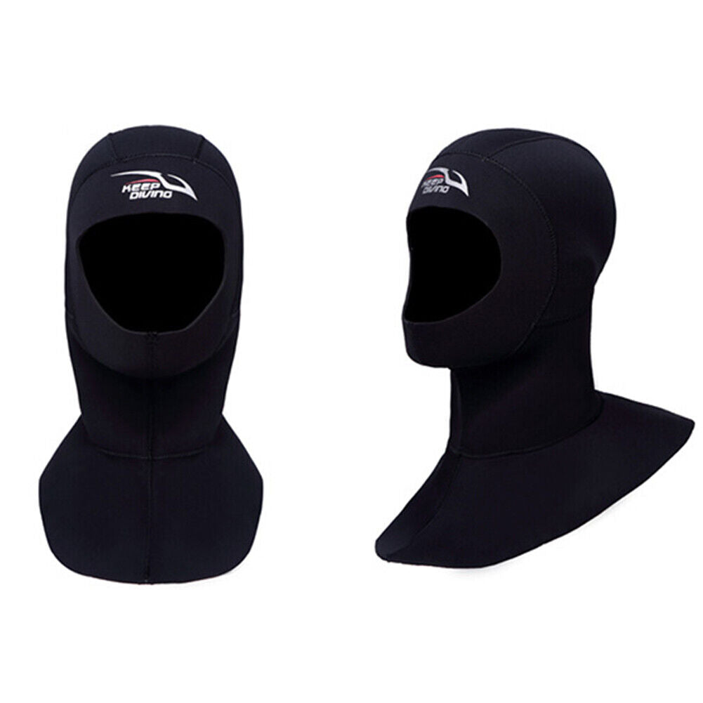 Keep Diving Scuba Diving Hood Shoulder Hat Snorkeling Swim Warm Cap (M)