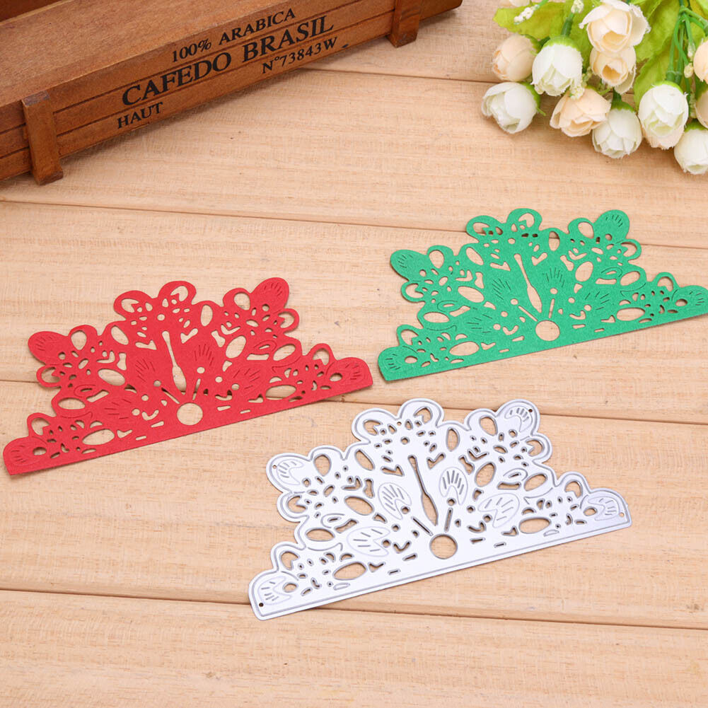1pc Carbon Steel Semicircle Flower Cutting Dies Stencils For DIY Album Card