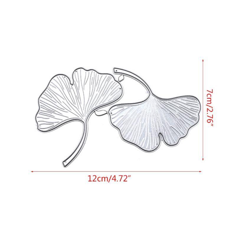Ginkgo Biloba Metal Cutting Dies Stencil Scrapbooking DIY Album Stamp Paper Card