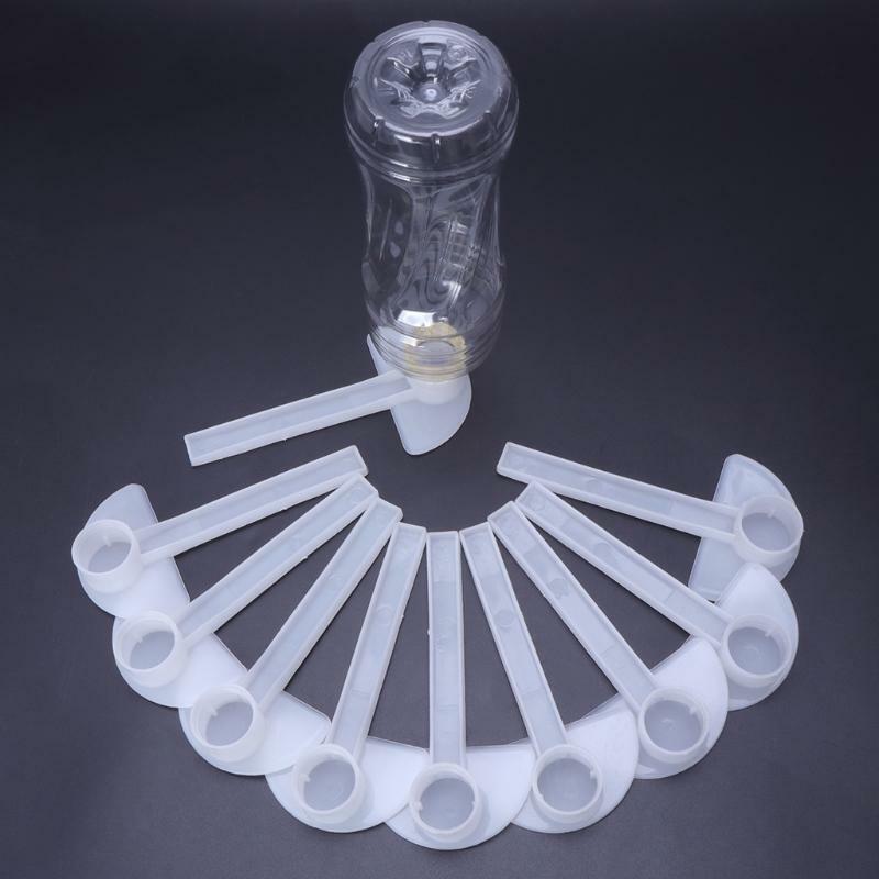 10pcs Bee Feeder Water Drink Feeding Beekeeping Apiculture Tool Beehive Plastic