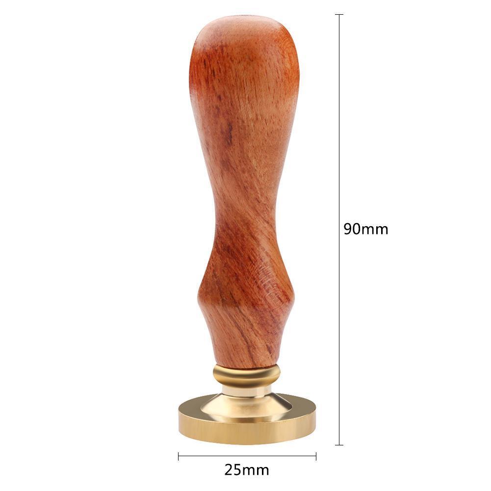World View Ancient Sealing Wax Stamps Wood Handle Craft Wax Seal Stamp (5)
