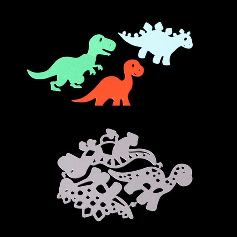 Dinosaur Metal Die Cuts Different Shapes Cute Animal Carbon Steel Cutting Dies