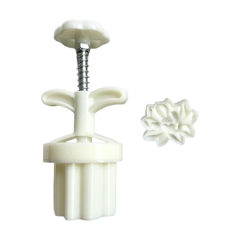 30g Moon Cake Mold Cartoon Lotus Shaped DIY Baking Molds for Mid-Autumn Festival