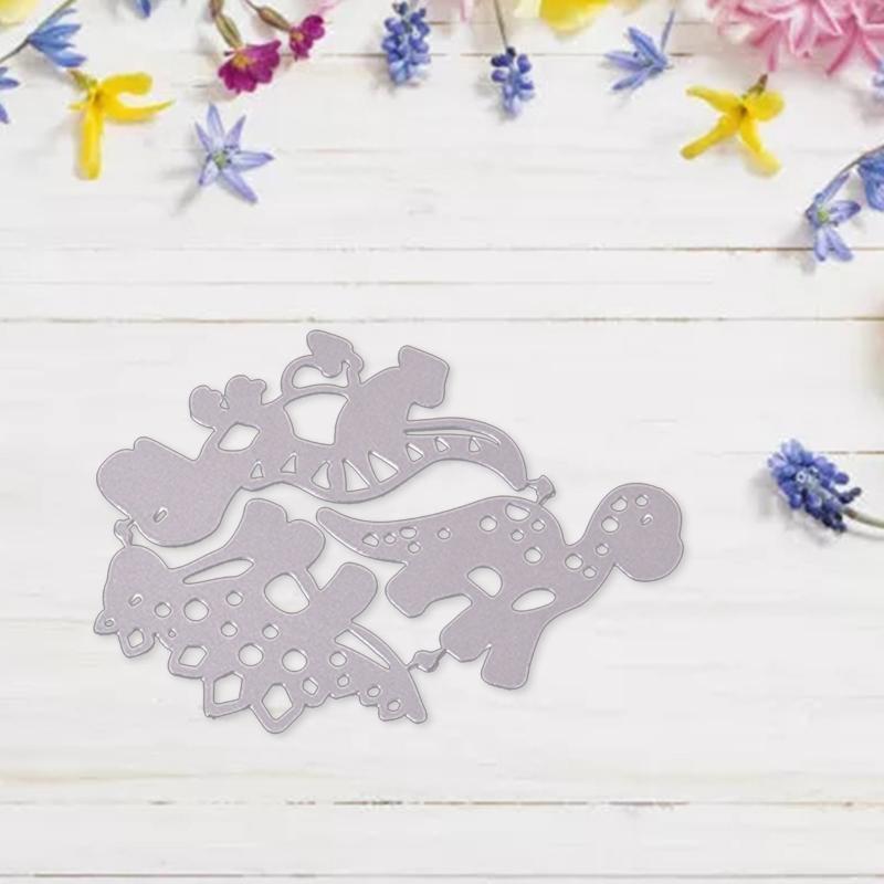 Dinosaur Metal Die Cuts Different Shapes Cute Animal Carbon Steel Cutting Dies