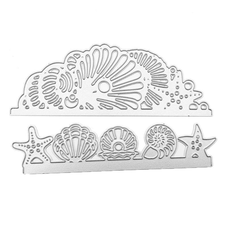 Ocean Shells Starfish Metal Cutting Dies Stencil Scrapbooking DIY Album Stamp