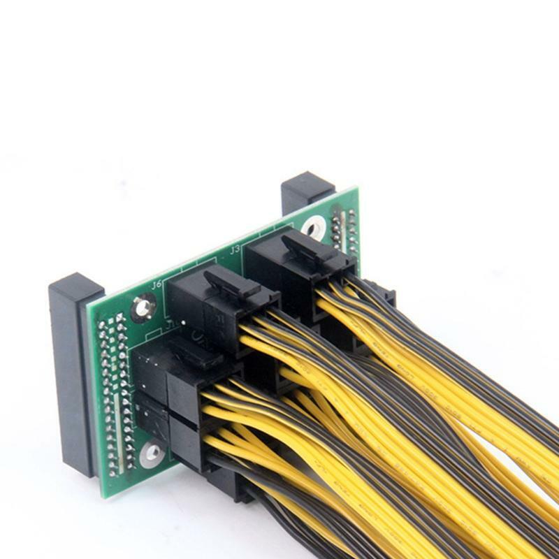 Professional Dual Power Supply Breakout Adapter Board 2 x PSU 10 x 6Pin Adapter