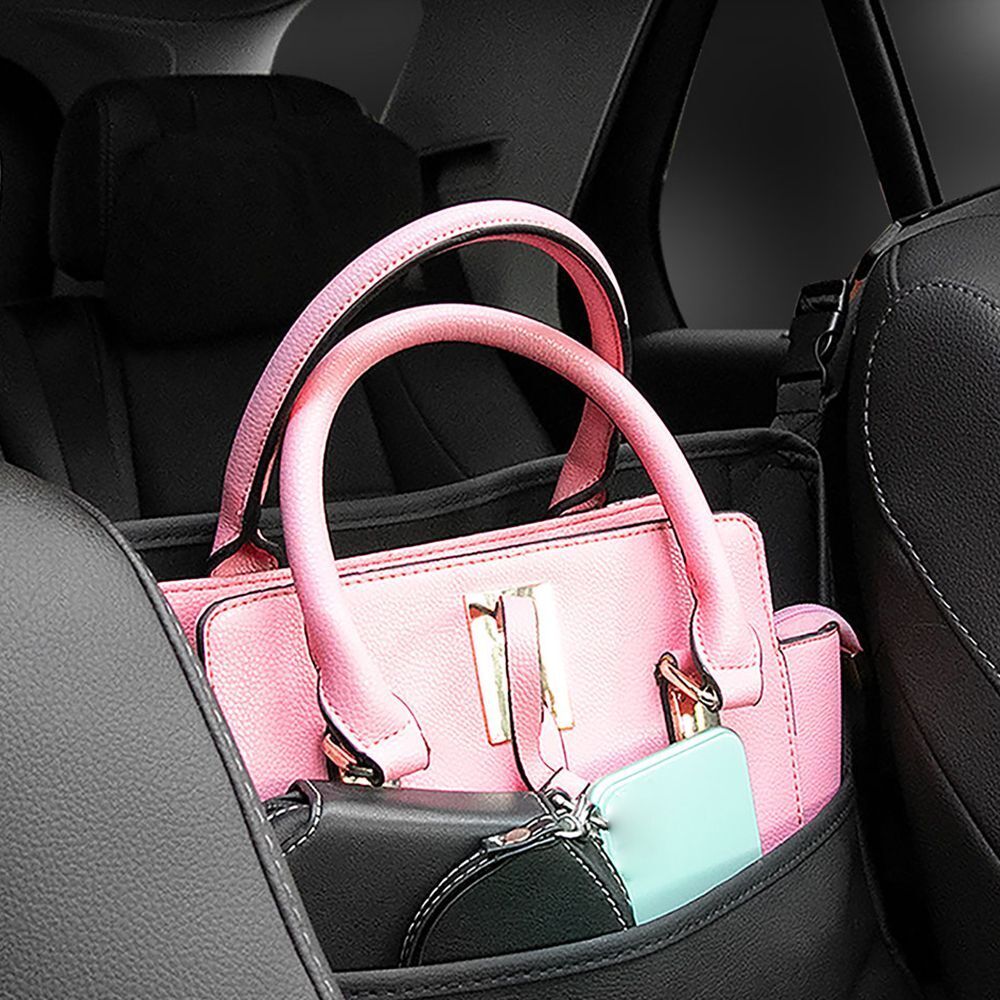 Car Seat Storage Bag Seat Back Net Organizer Container Auto Handbag Holder