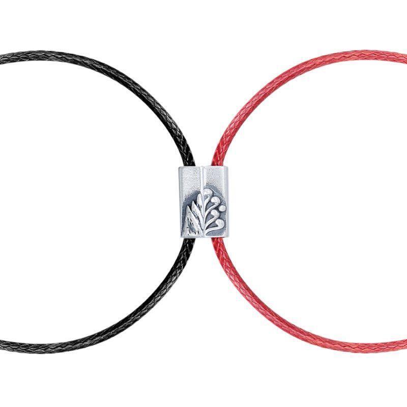 2Pcs Friendship Rope Braided Distance Couple Magnetic Bracelet Kit Lover Jewelry