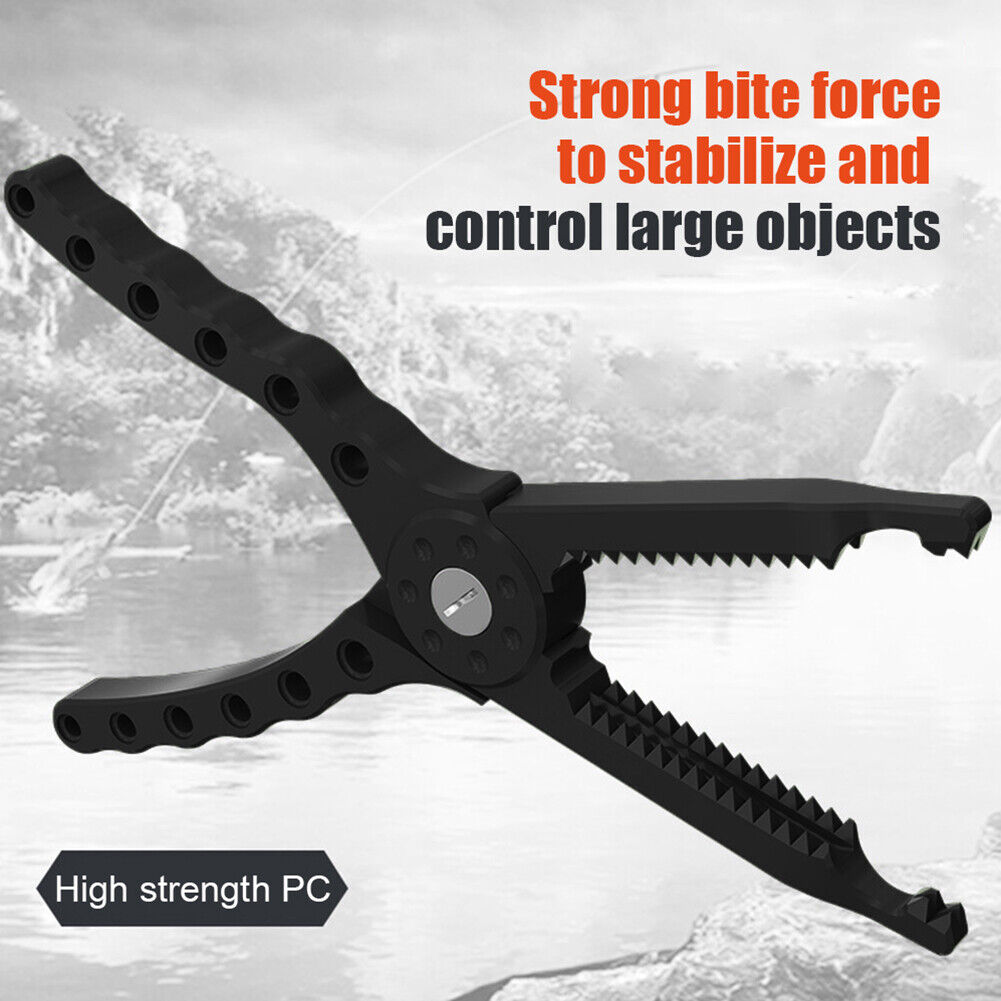 Fish Lip Grabber Plier Controller Holder Clamp Fishing Tongs Gripper Tackle