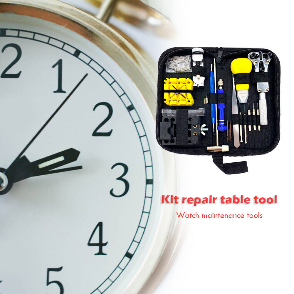 148pcs Watch Case Opener Link Pin Remover Screwdriver Repair Tools (Blue)
