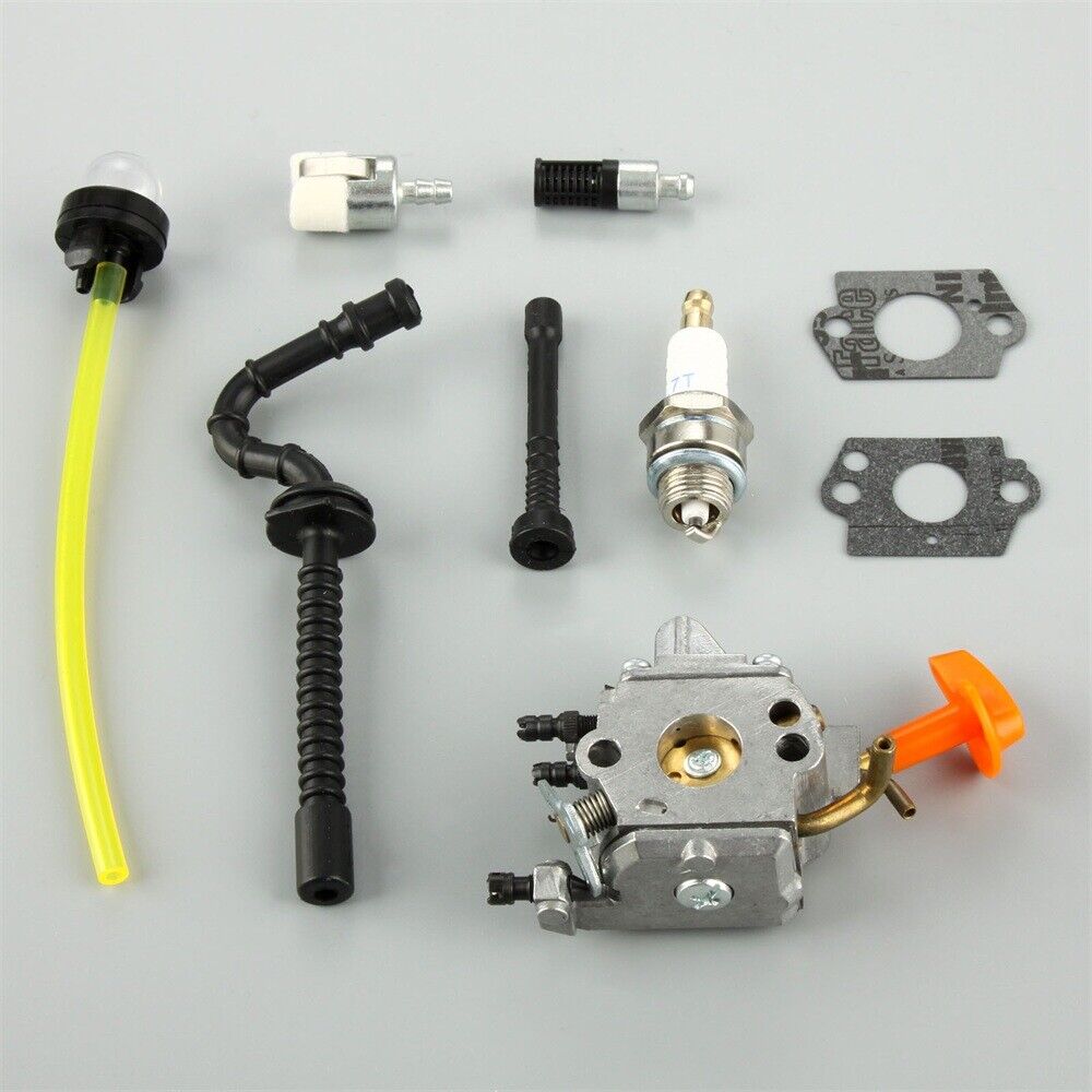 Chainsaw Parts Carburetor Gaskets Fuel Filter Kit For Stihl MS192 MS192T MS192TC