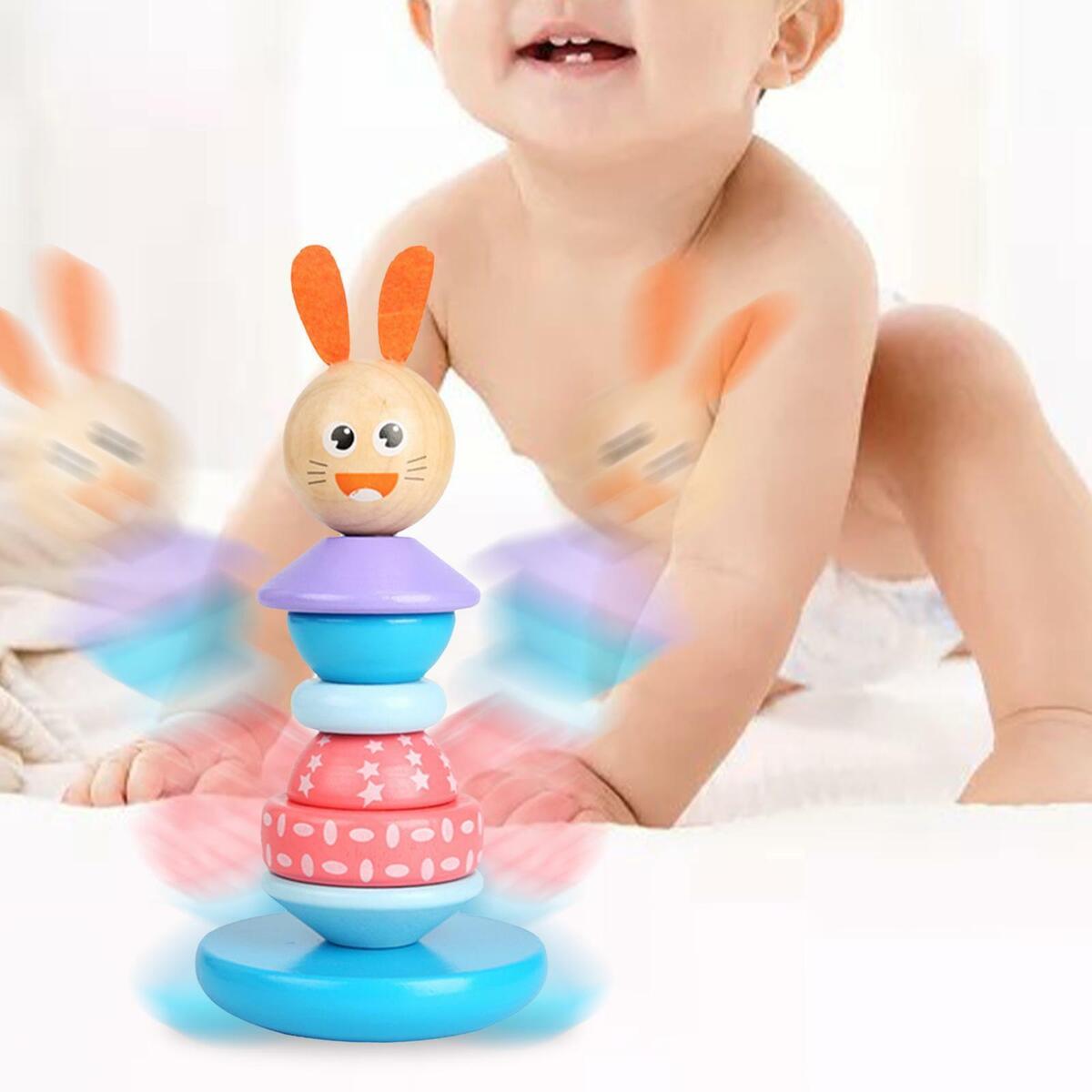 2x Stacking Puzzles  Interactive Sorting Rings  Creative