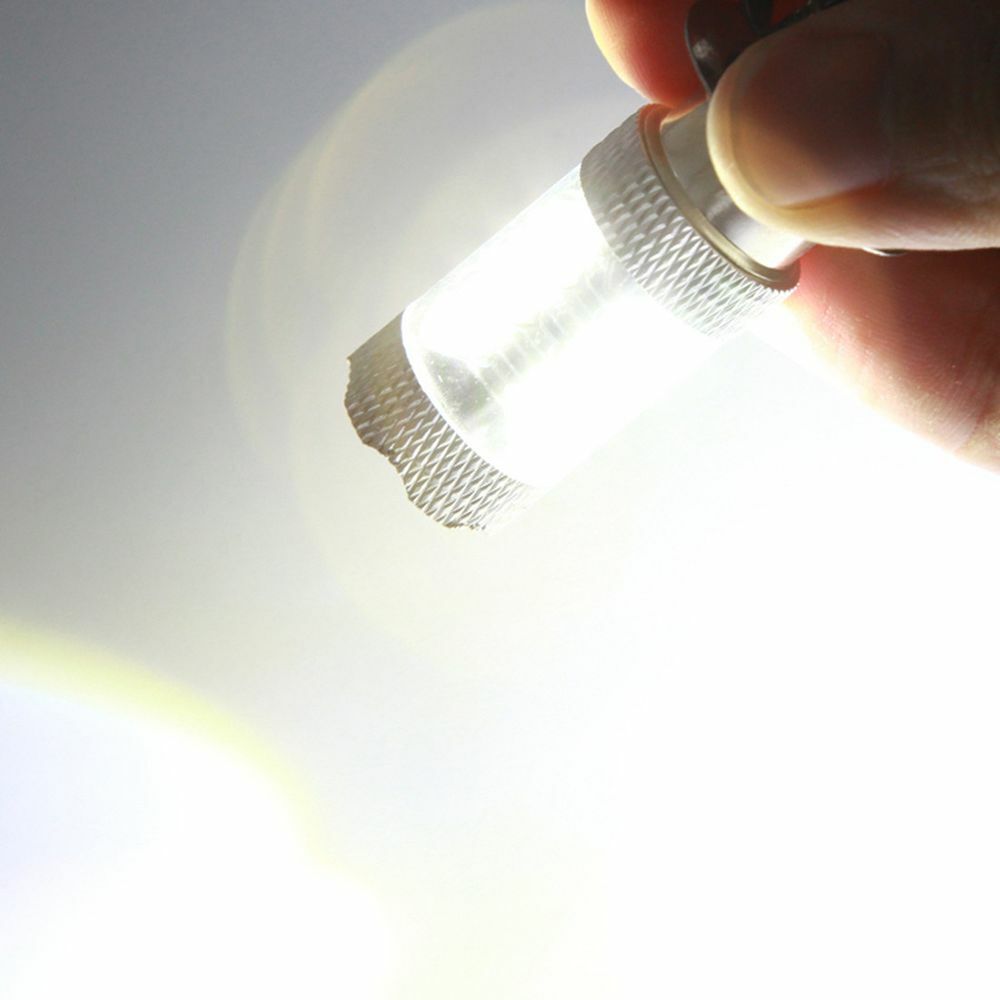 1Pc Practical Bulb Bright LED White 12V 16SMD 80W H6 P15D Motorcycle Headlight