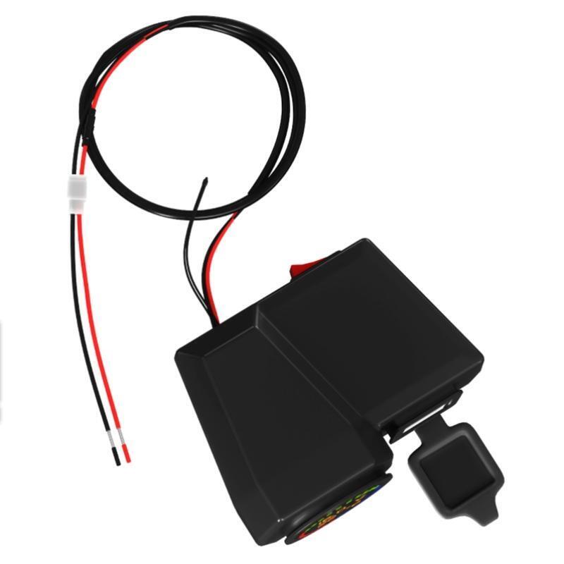 Dustproof Mobile Phone Power Adapter with Cable Temperature Voltage Display