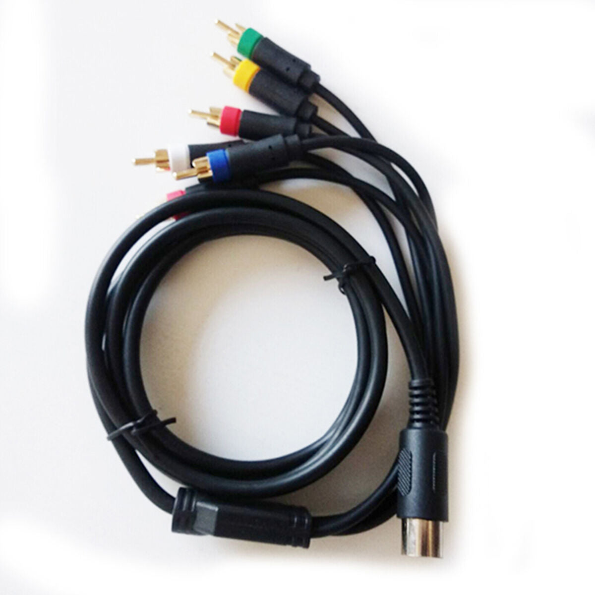 Portable RGB/RGBS Composite Cable Cord For SEGA Mega Drive 1 MD1 Game Console HY