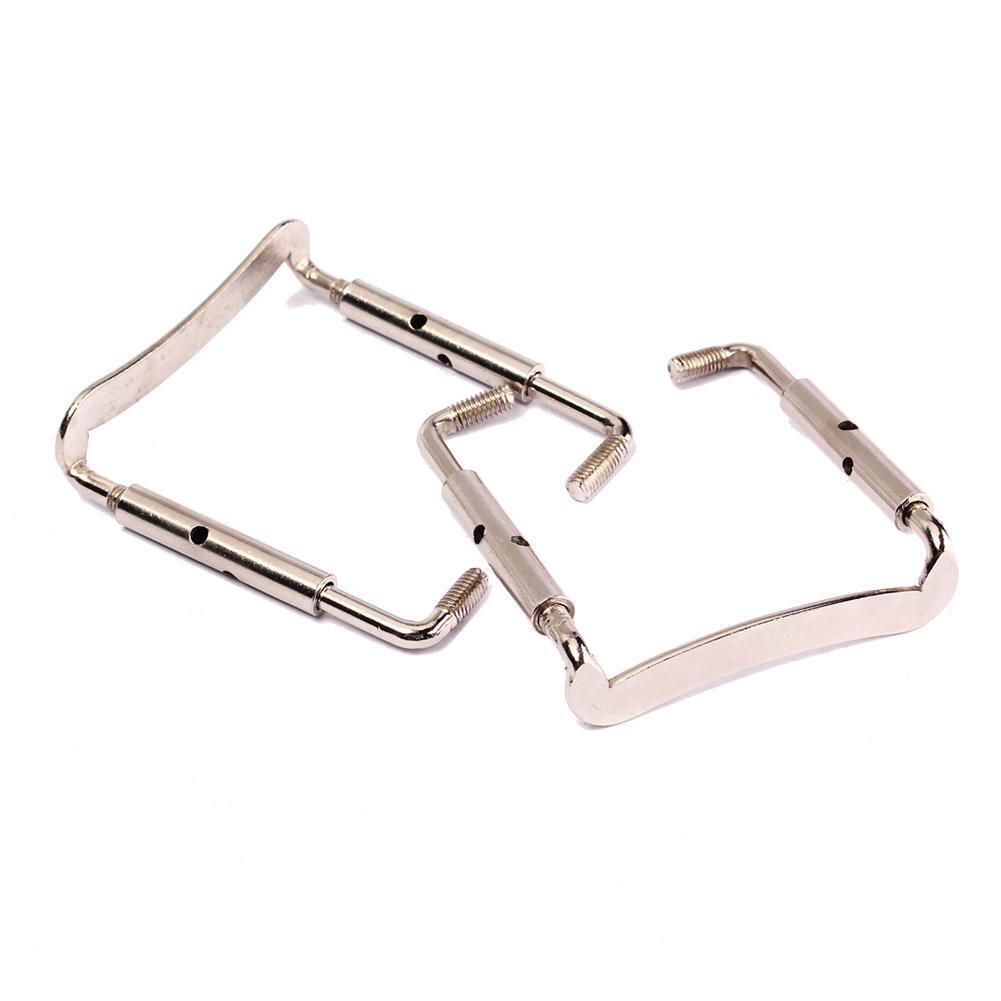 2pcs Stainless Steel Violin Chin Rest Clamp Screws Metal Violin Parts (2)