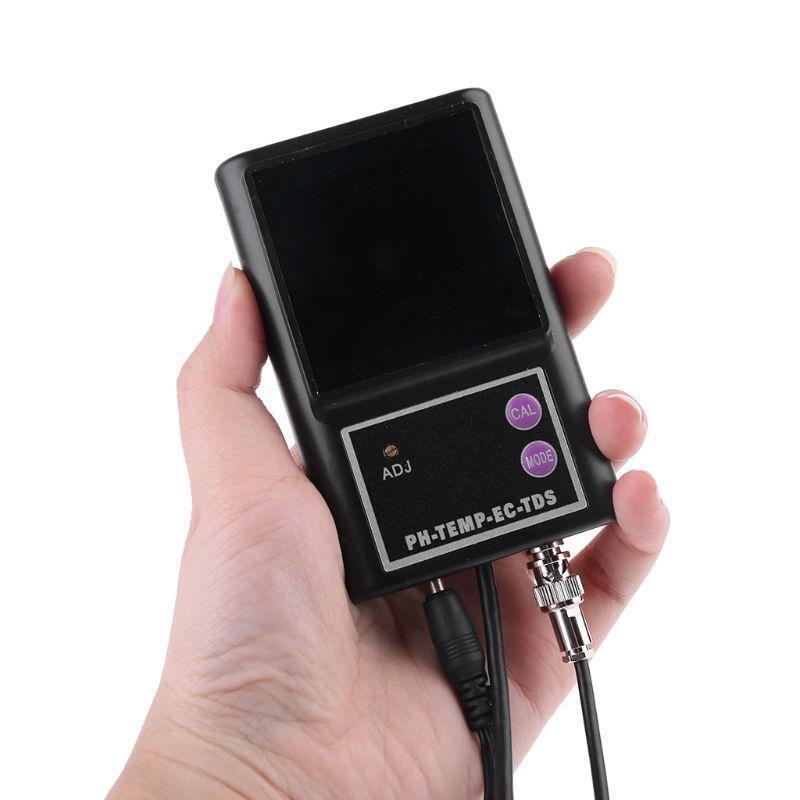 pH Temperature EC TDS Meter Tester Water Quality Analyzer 4-in-1 Online Monitor