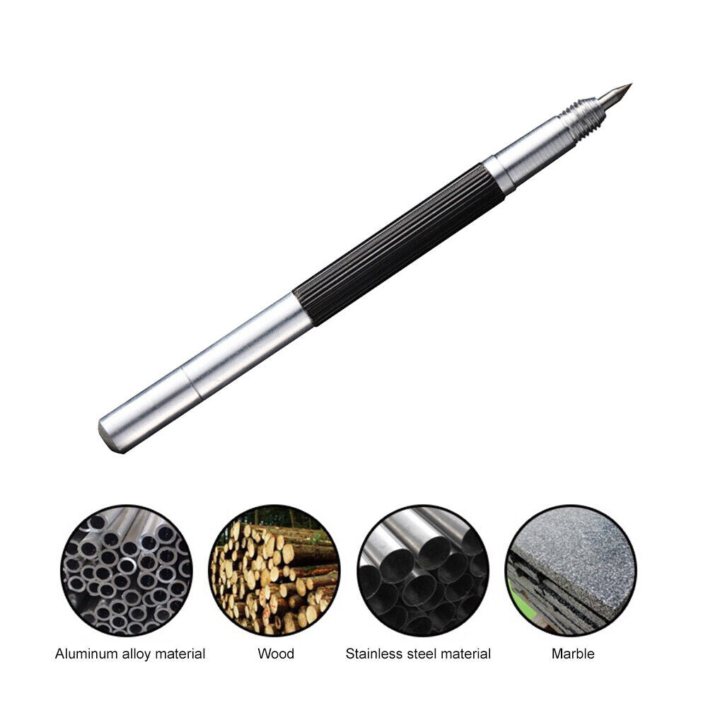Double Headed Tungsten Carbide Tip Scriber Etching Engraving Marking Pen