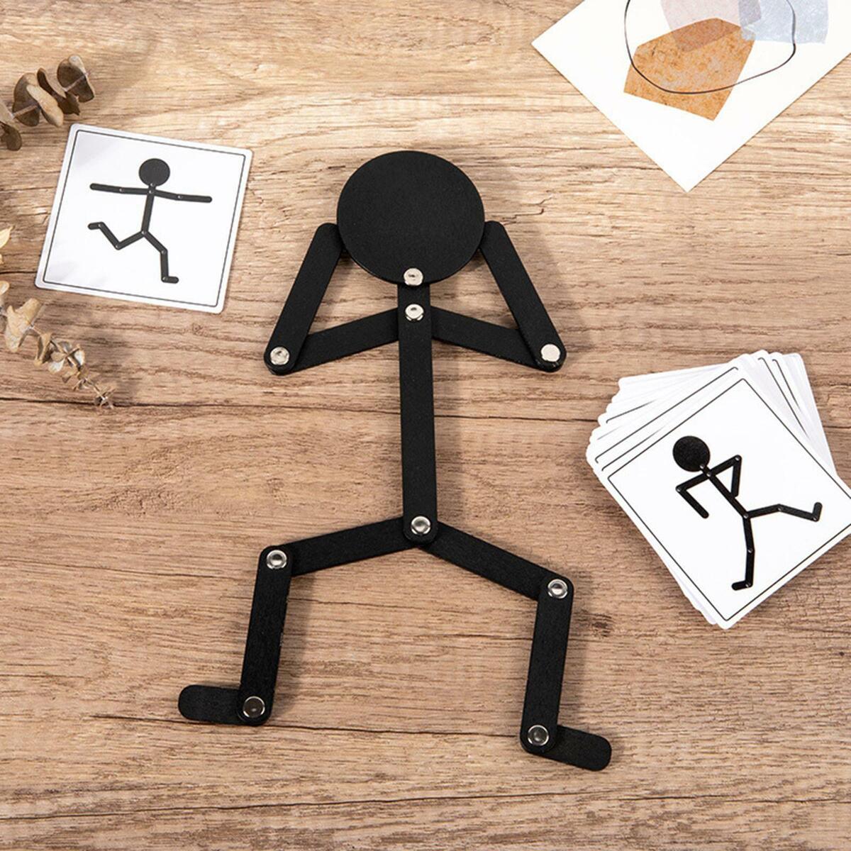 Creative Puzzle Wooden  Movements Changing for Toddlers Birthday Gift