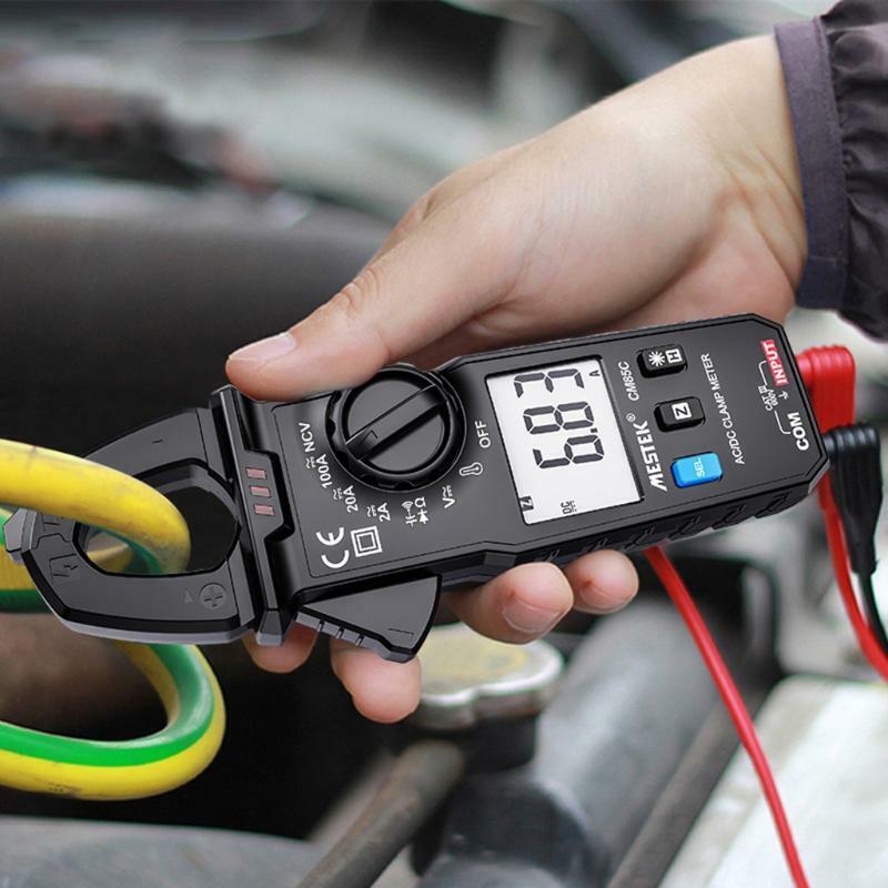 DC/AC Clamp Meter True RMS 2000 Counts NCV Measures AC/DC Voltage Current Temp