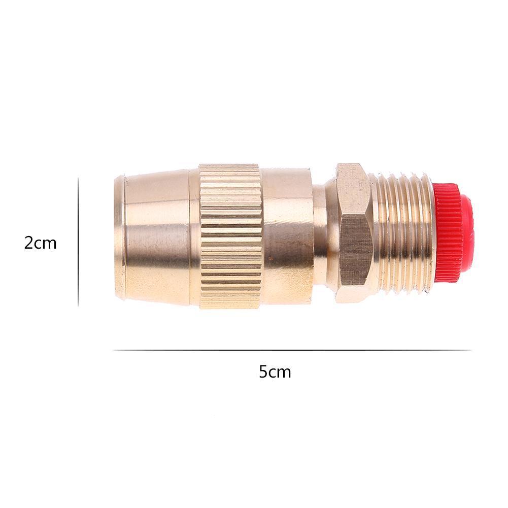 1/2Inch Adjustable Water Flow Brass Spray Misting Nozzle Sprinkler(Small)
