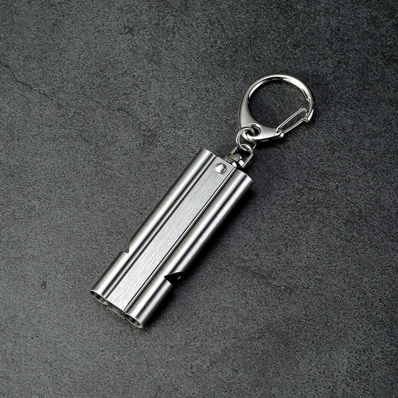 Survival Whistle, Rescue Whistle with Keyring Outdoor Emergency Survival Whistle
