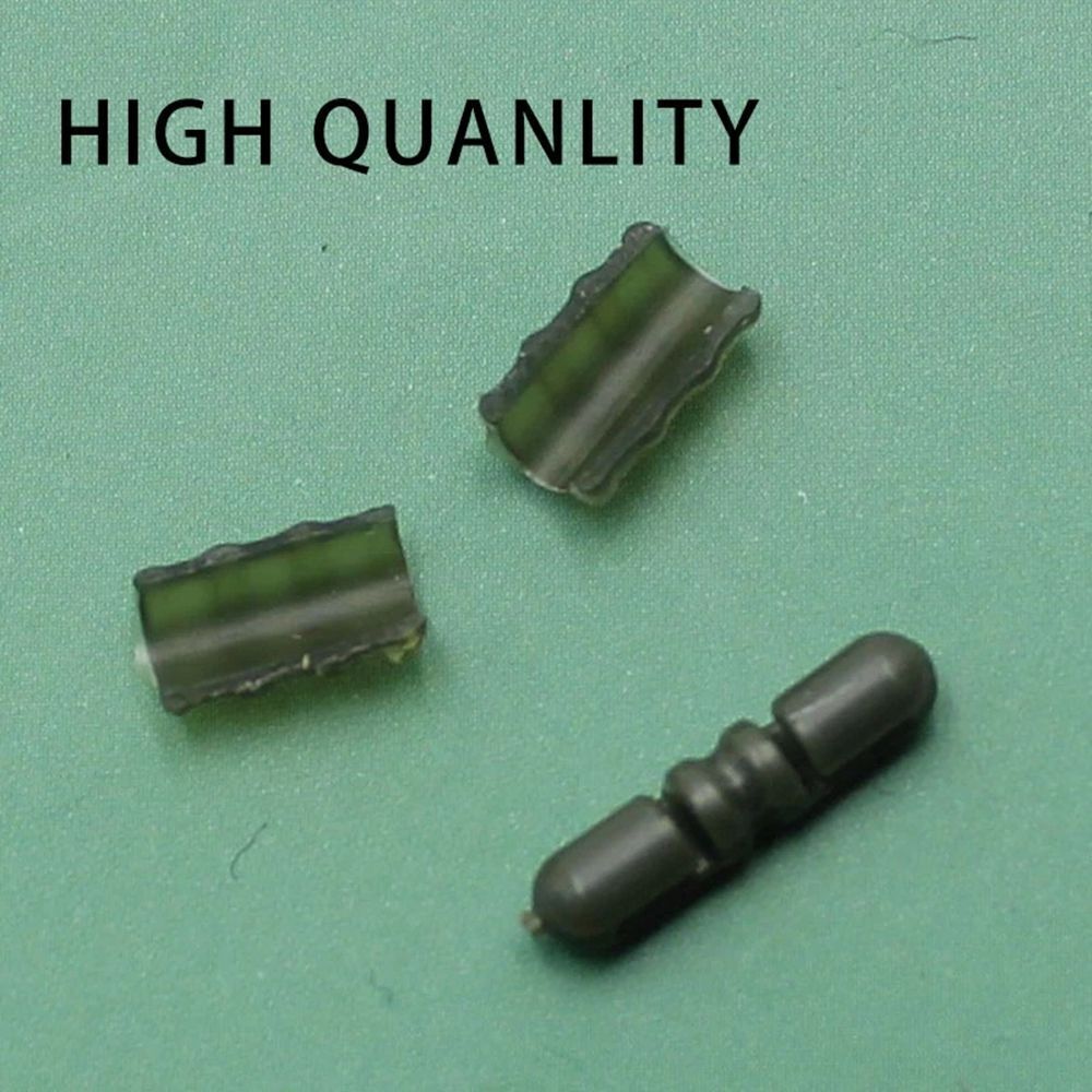 Fishing Feeder Line Holder Trough Fishing Rigs Connector Bead Terminal Bead