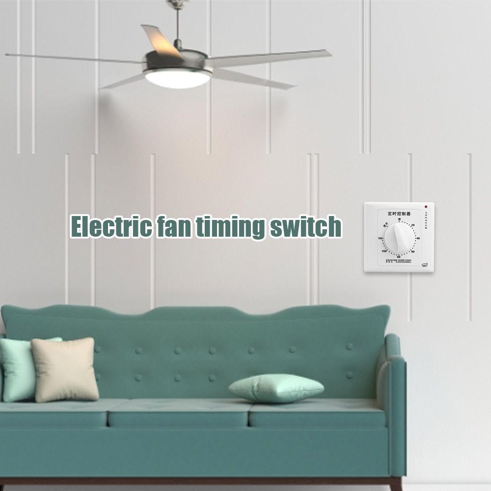 Min Time Control Interruptor Timer Switch Mechanical Countdown Indicator Light