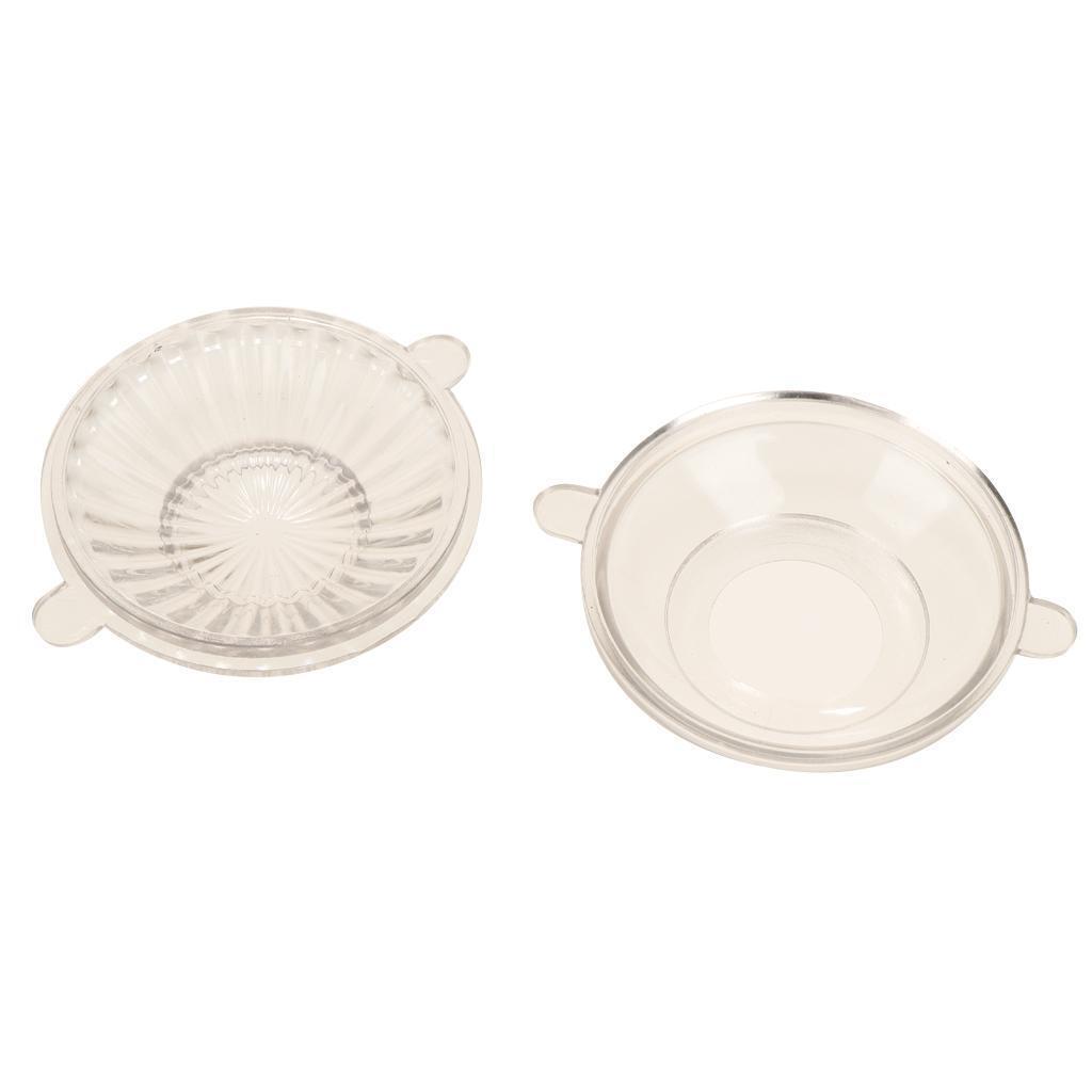 Plastic Flat Round Shape Candle Mould Soap Mold Candle Making Mold 55x28mm