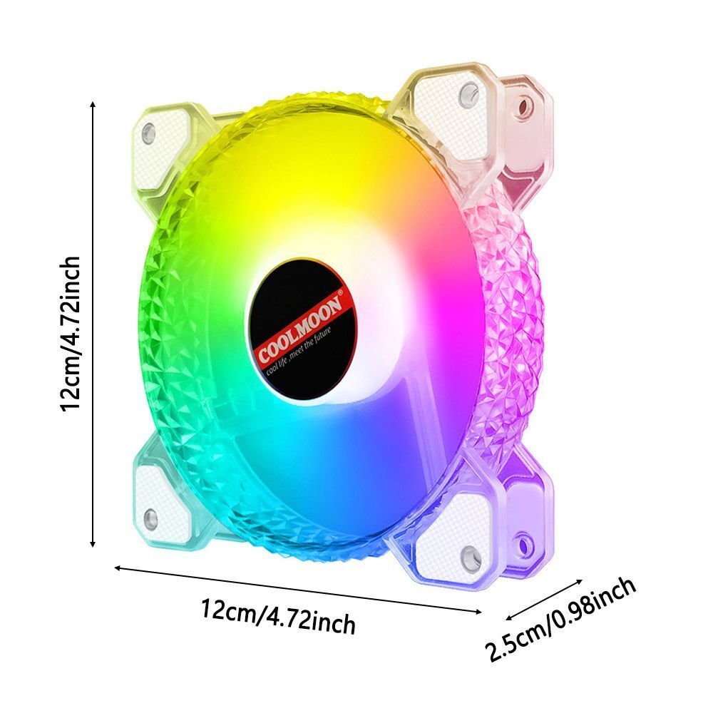 Ventilador Cooler RGB Heatsink Cooling Fans Chassis Fan Computer Case Fan