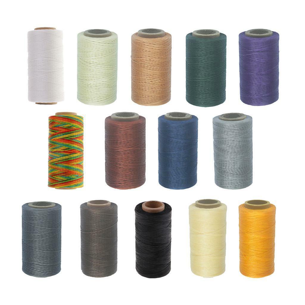 2Pcs 260M 150D 0.8mm Leather Sewing Waxed Thread -stitched Cord Supplies